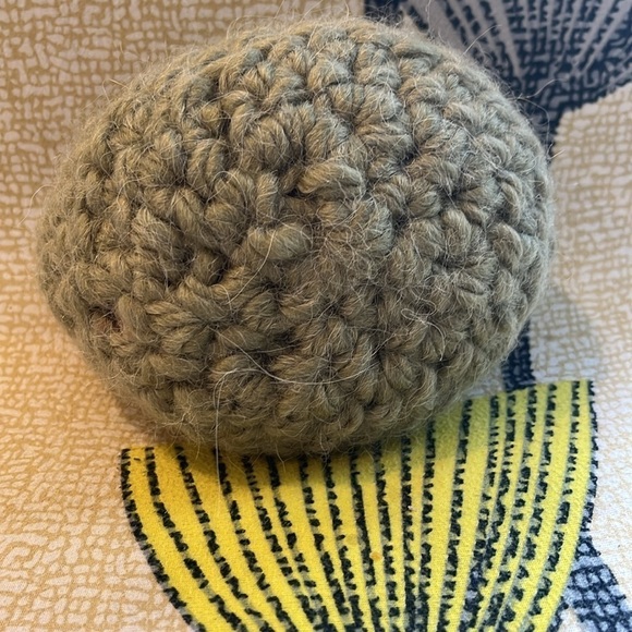 Handmade Farmhouse Crochet Chicken Plushie - Picture 6 of 6